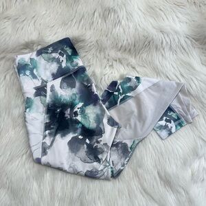 Athleta Elation Floral Mesh Leggings M